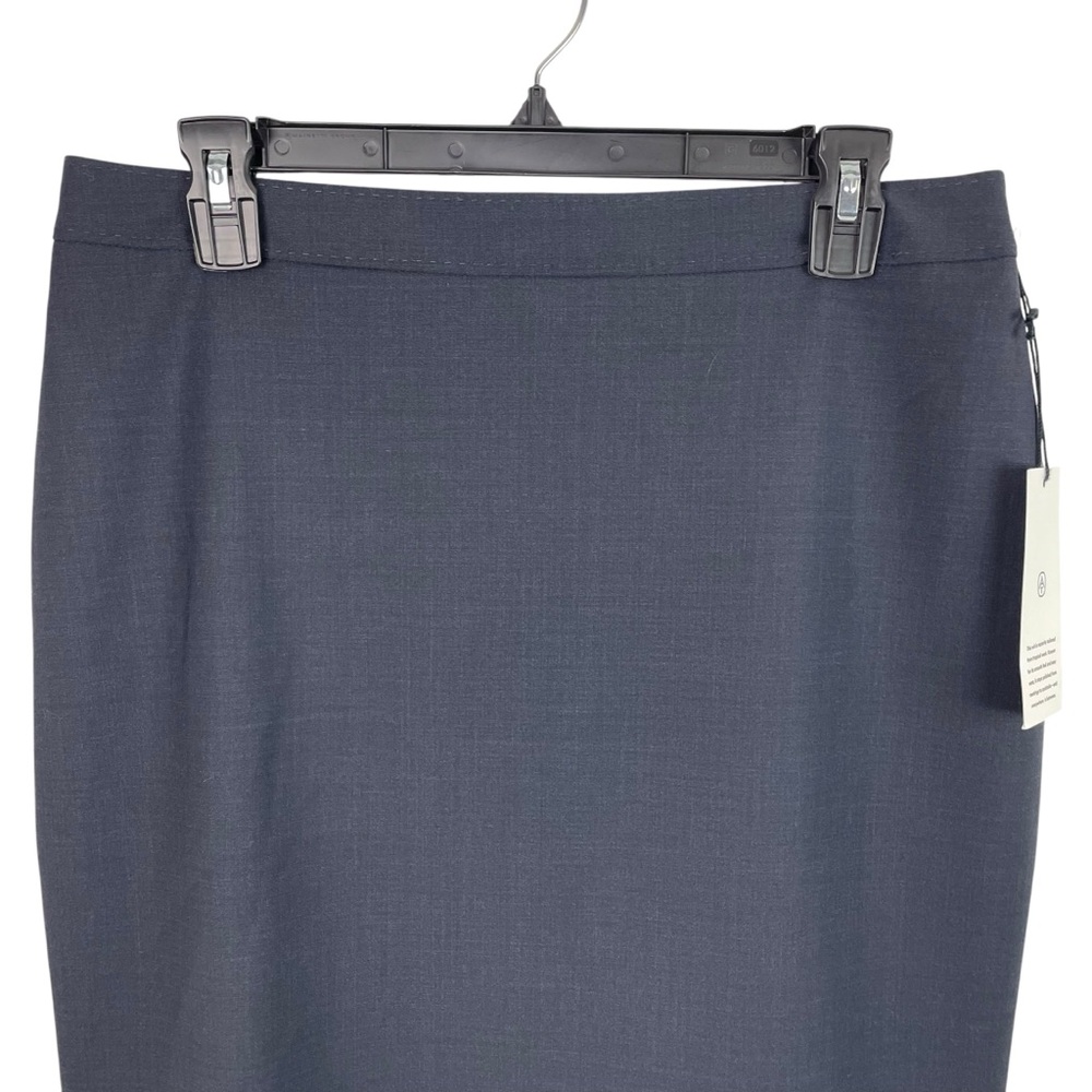 Ann Taylor | Charcoal Gray Wool Blend Pencil Skirt New - Picture 2 of 9